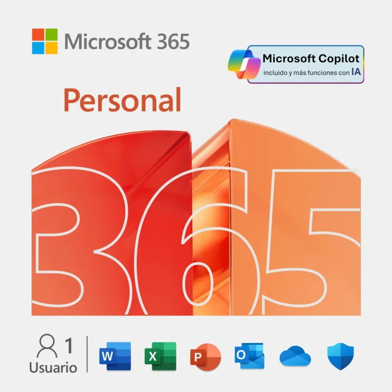 Microsoft Office 365 Personal 1 Usuario (Digital)